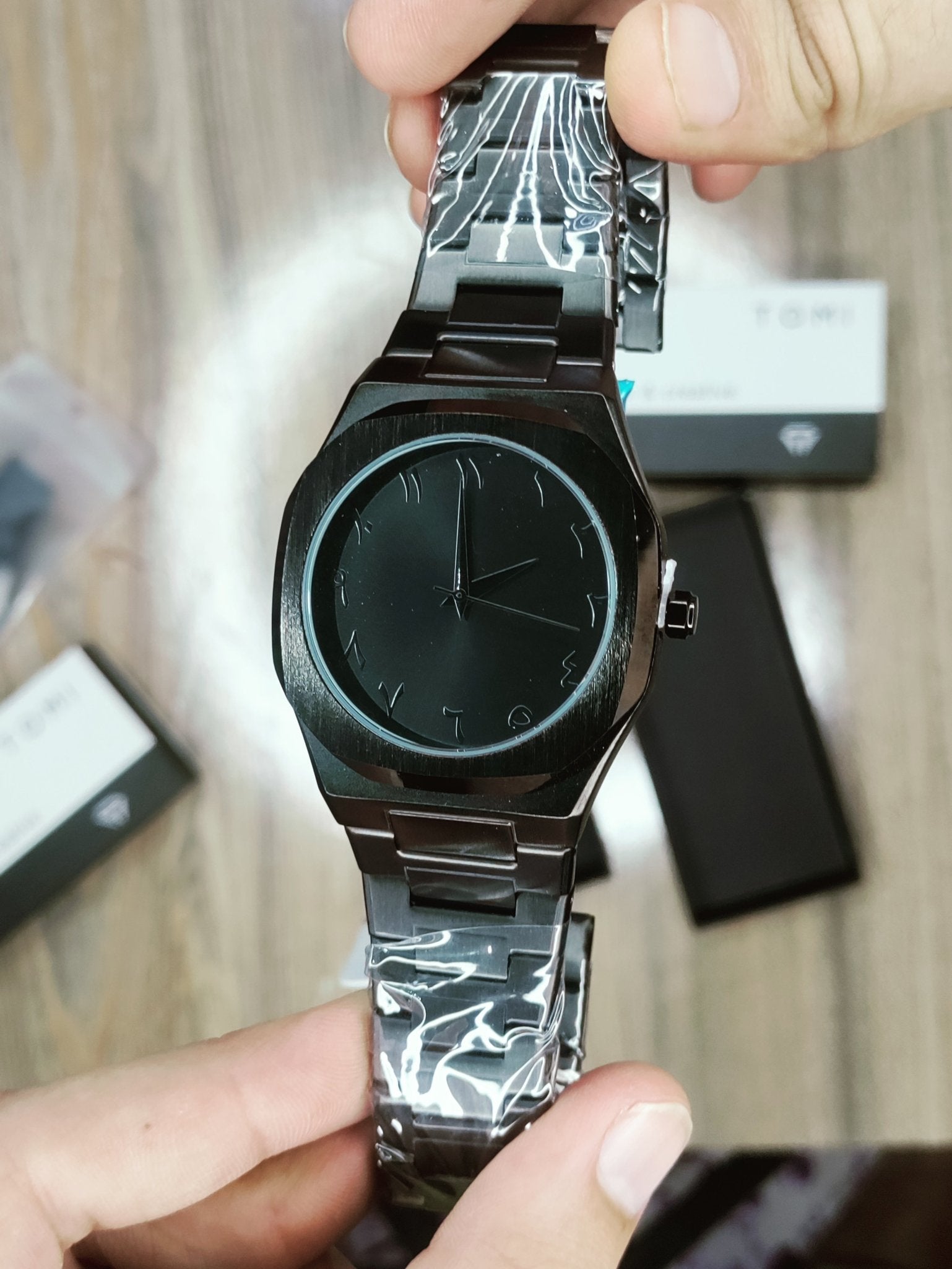 Arabic Aura Watch Steel Body - RIGHT TIME