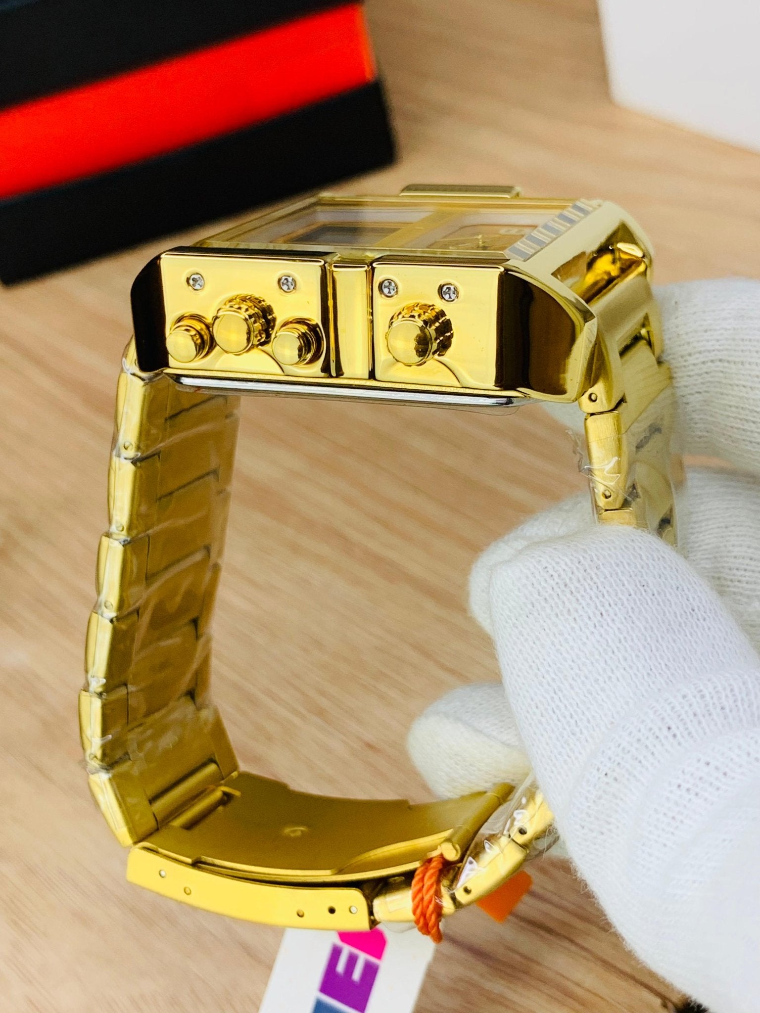 Original Skmei Triple Times Men’s Watch – 3 Time Display, 12/24Hr Format, Alarm, Day - Date - Month, Full Steel Body with 1 Year Warranty - RIGHT TIME