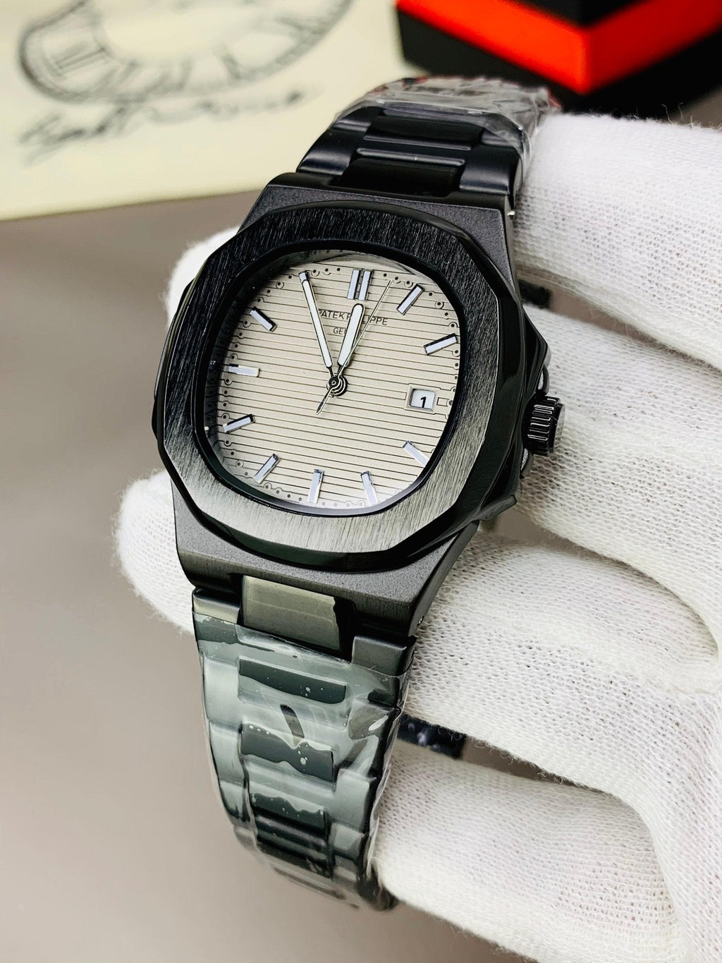 PP Nautilus| Black Grey - RIGHT TIME