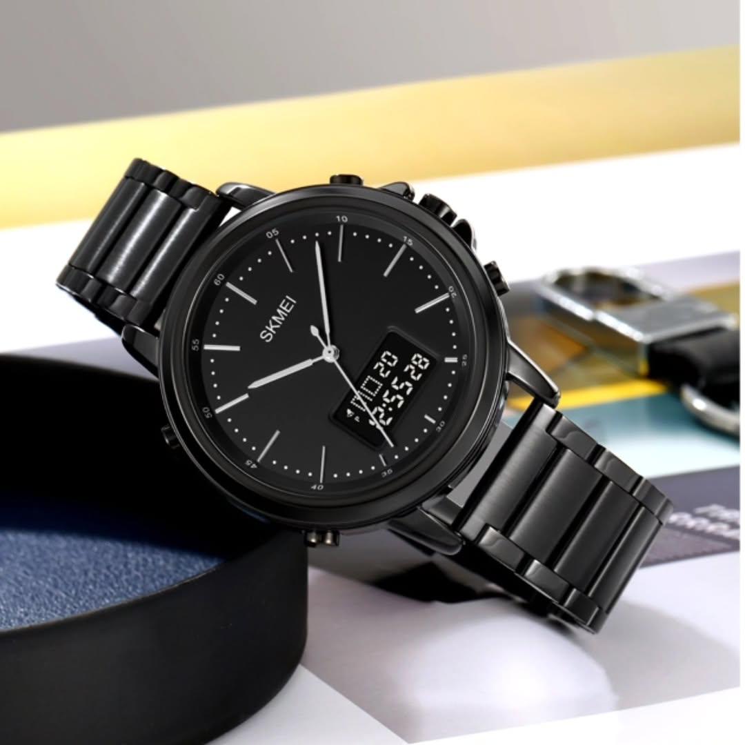 Skmei Dual Time Leather Belts (Best For Daily Wear & Gifts)