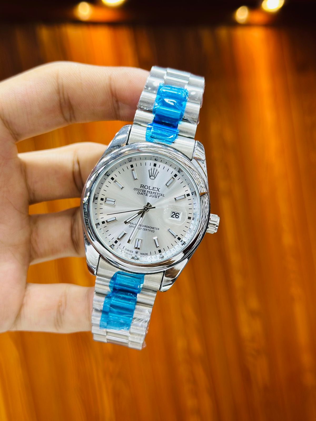 RLX Datejust Pure Silver