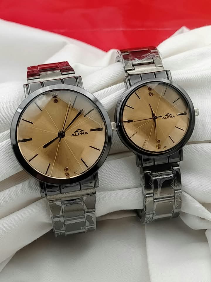 Couple Watch Coffee Dial (Best For Wedding, Anniversary, Engagement Gifts.)