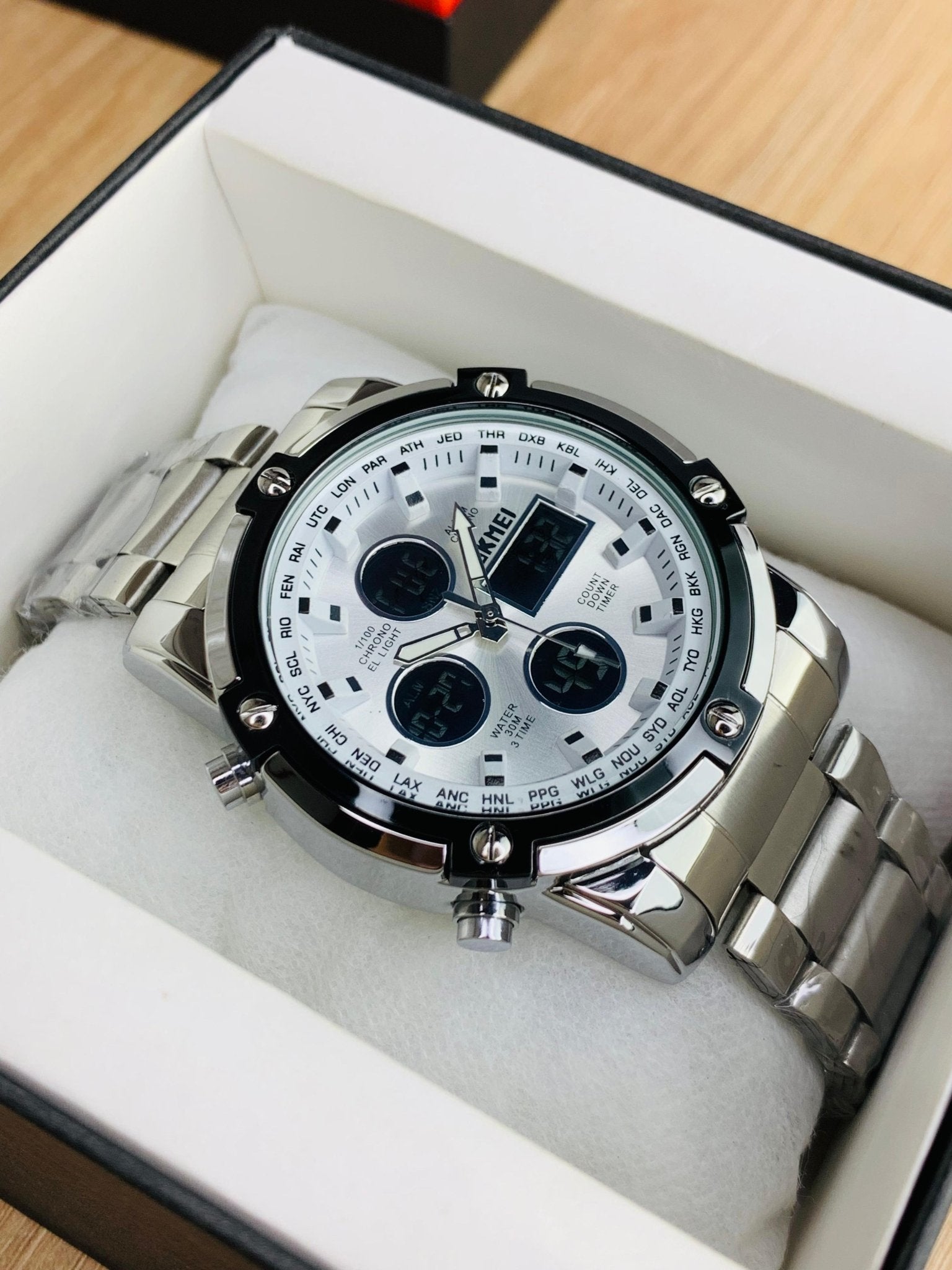 Skmei 1389 White - RIGHT TIME